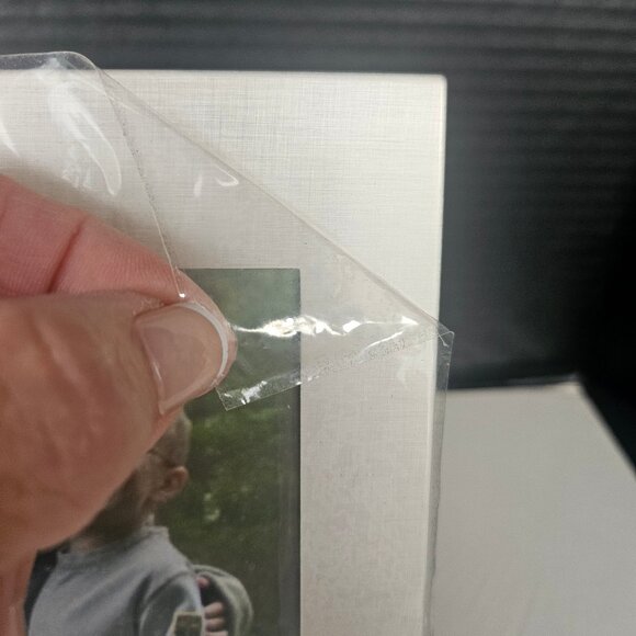 GANZ Aluminum 3 Generation Picture Frame Holds 5" By 7" Photo, New, Silver Tone - Picture 7 of 12